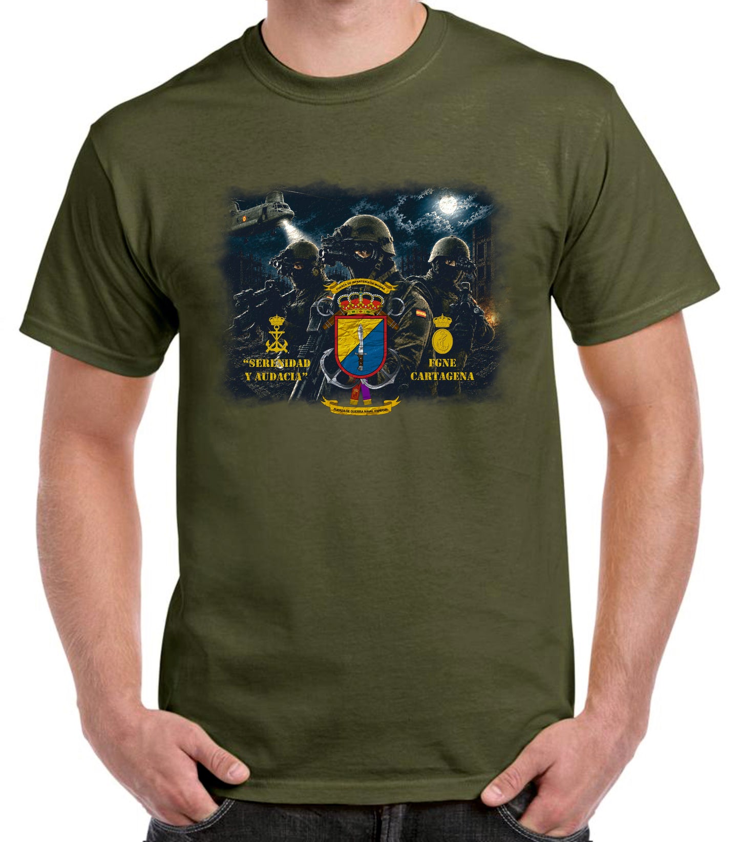 Camiseta Fuerza de Guerra Naval Especial (FGNE).