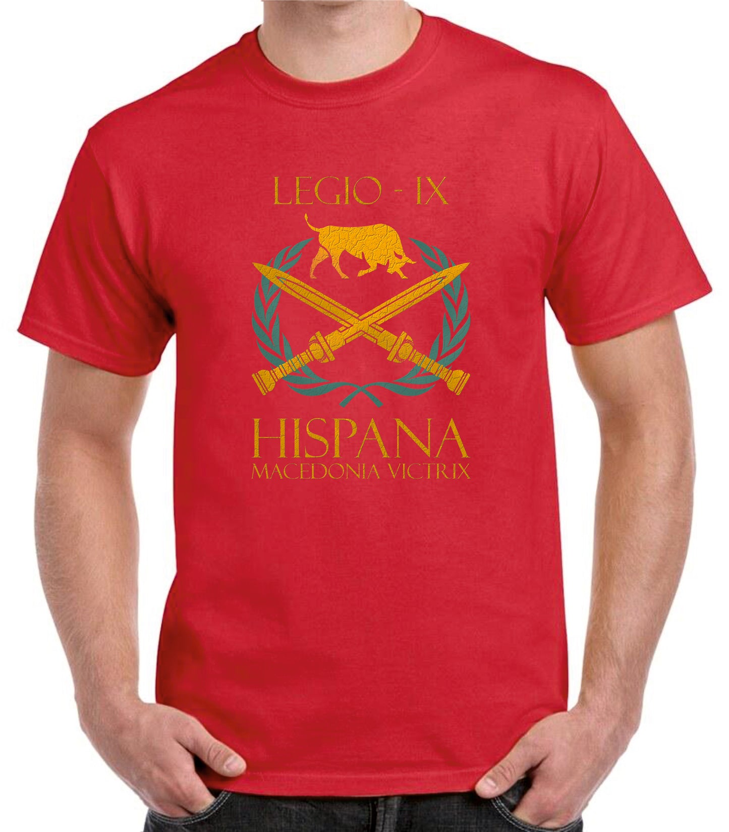 Camiseta ROMA Legión IX Hispana Gladius.
