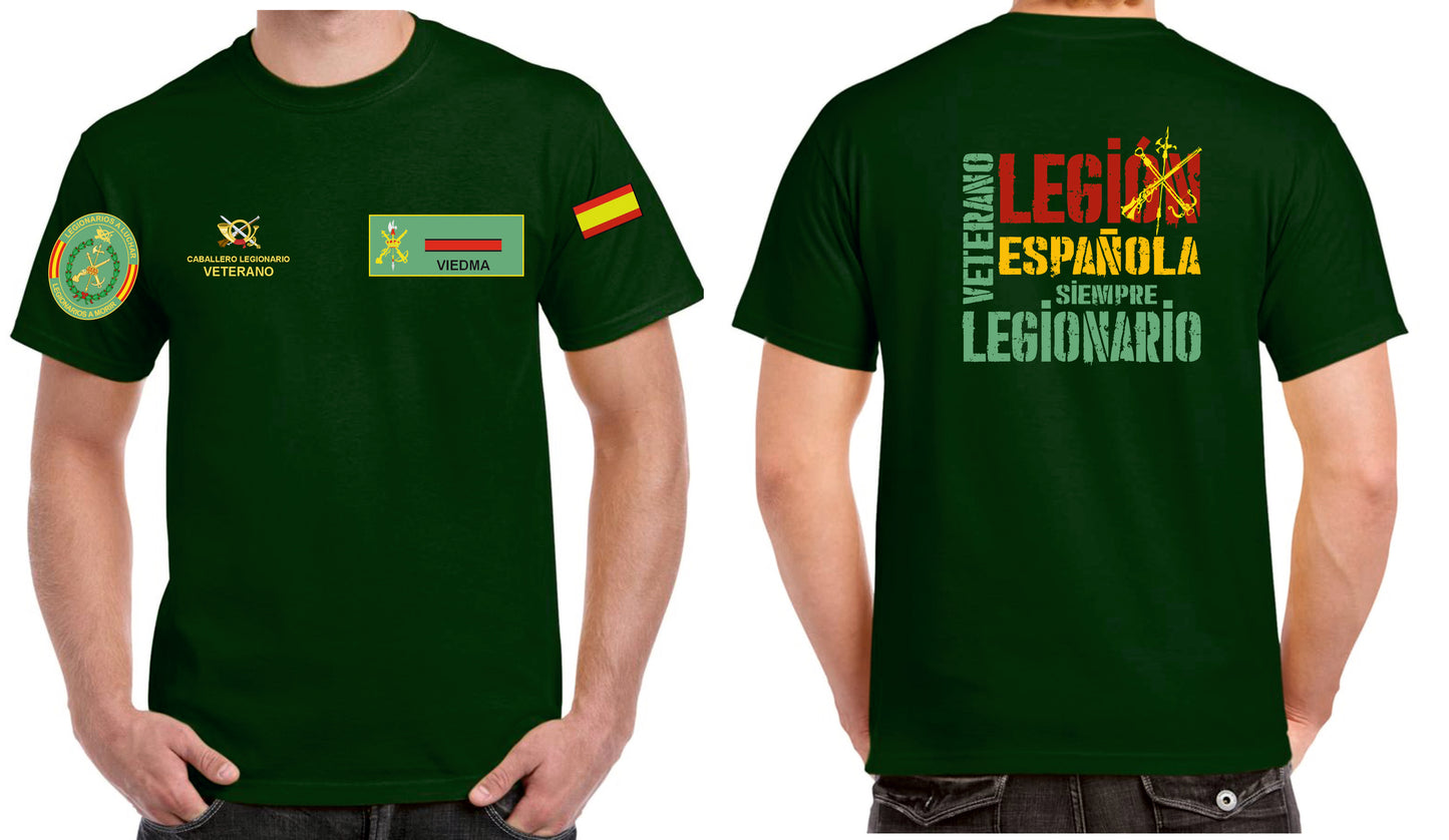 Camiseta Legión Española personalizada veterano.