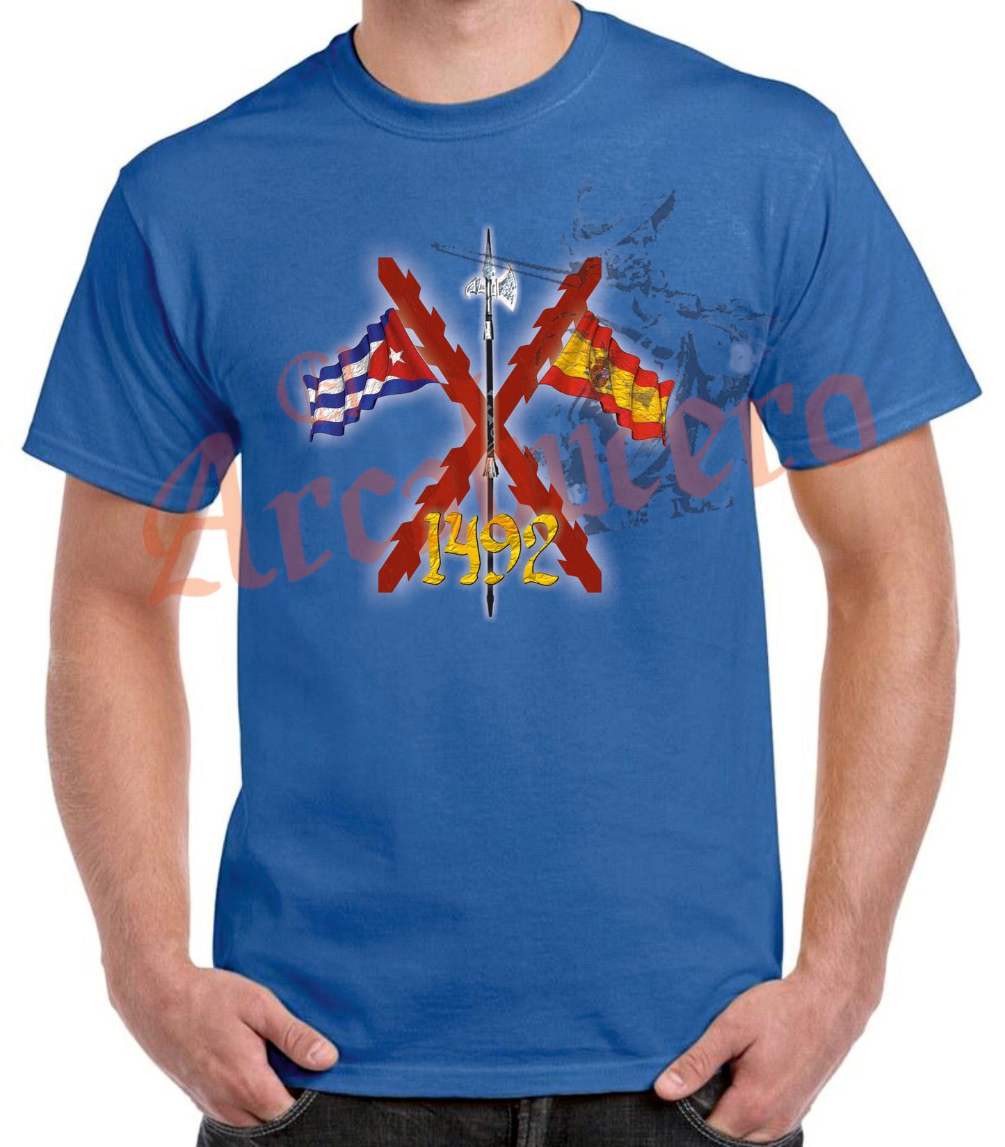 Camiseta unidad España-Cuba 1492.