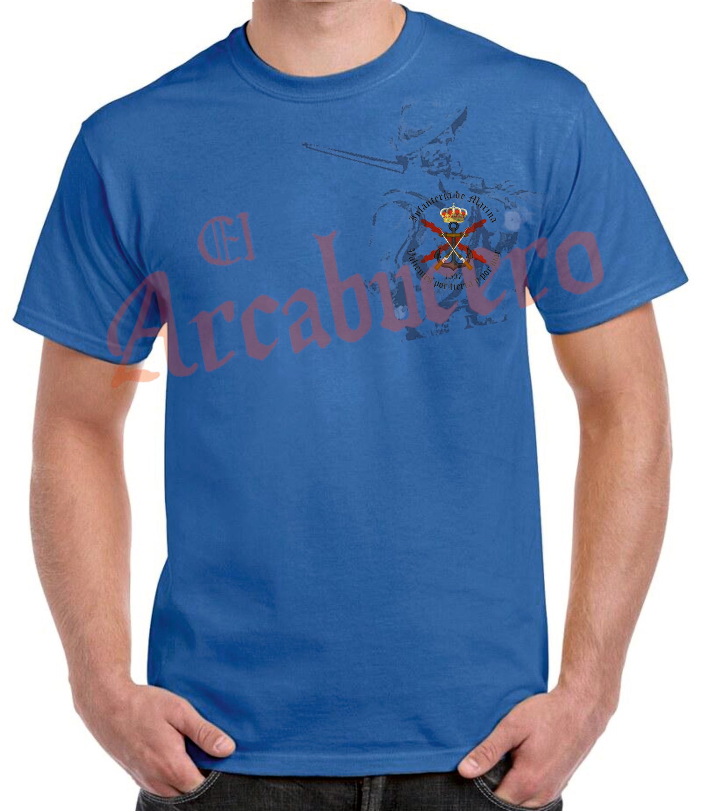 Camiseta emblema Infantería de Marina.