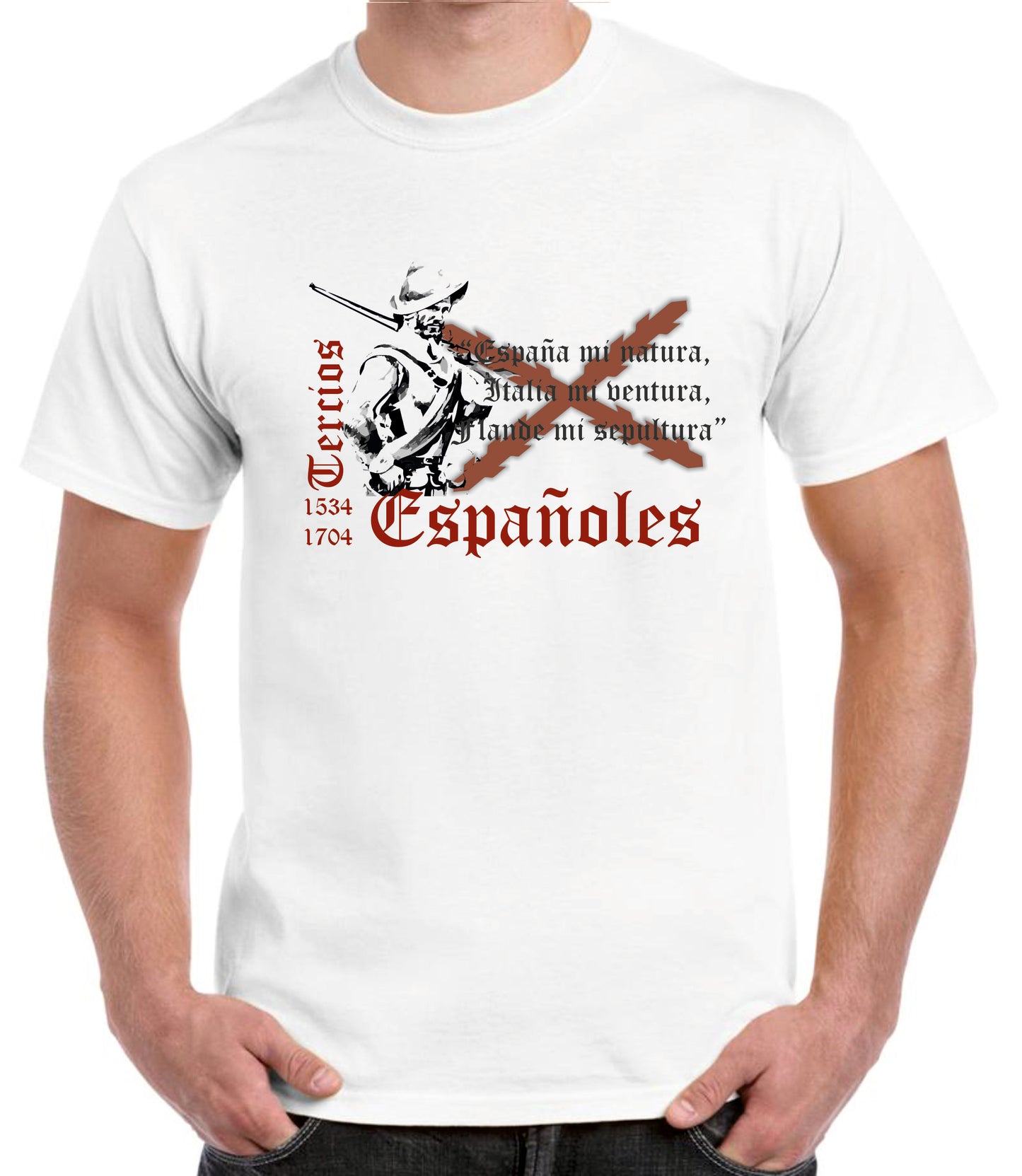 Camiseta cita Tercios Españoles.