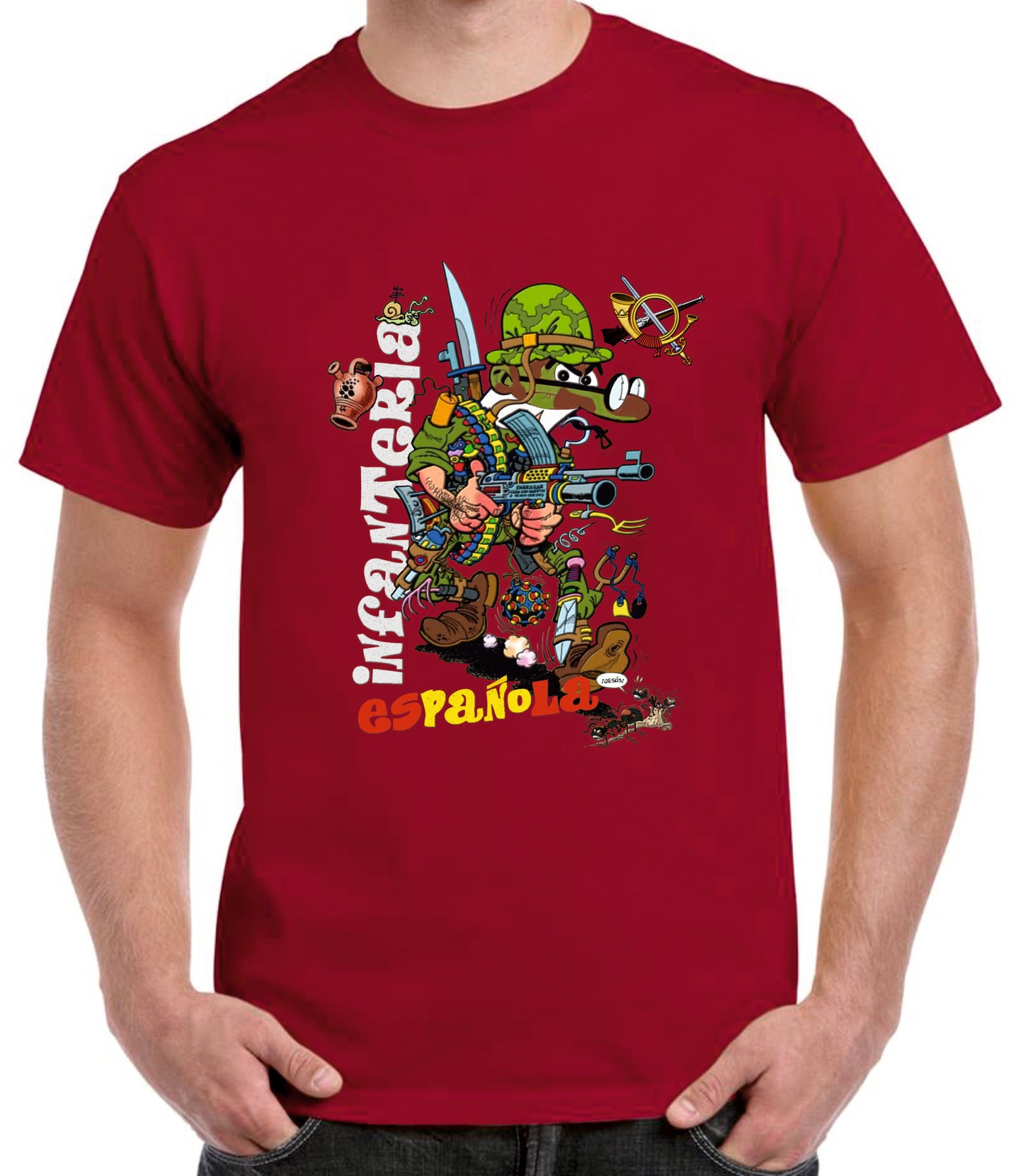 Camiseta Mortadelo Infantería.