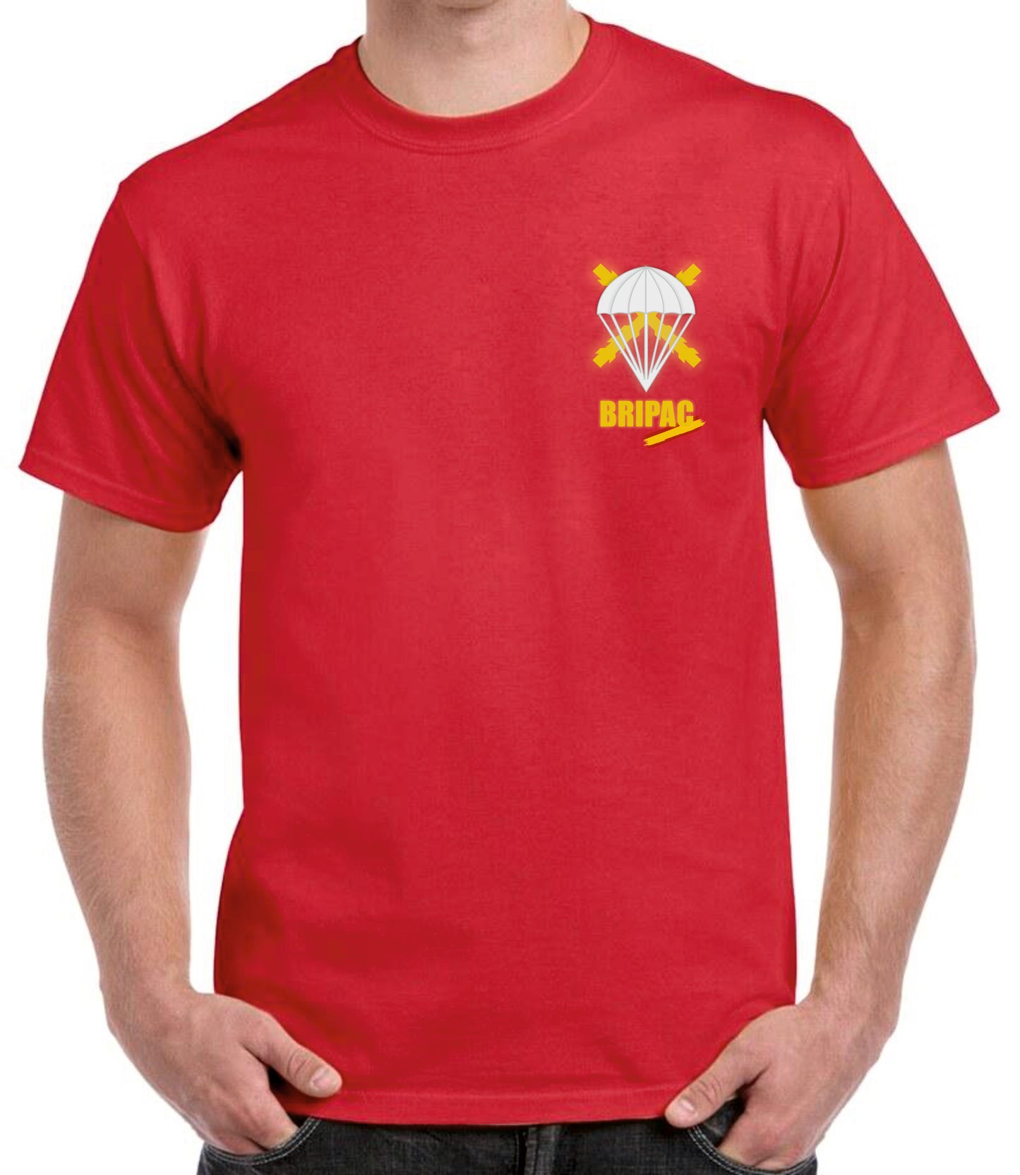 Camiseta BRIPAC escudo oficial.
