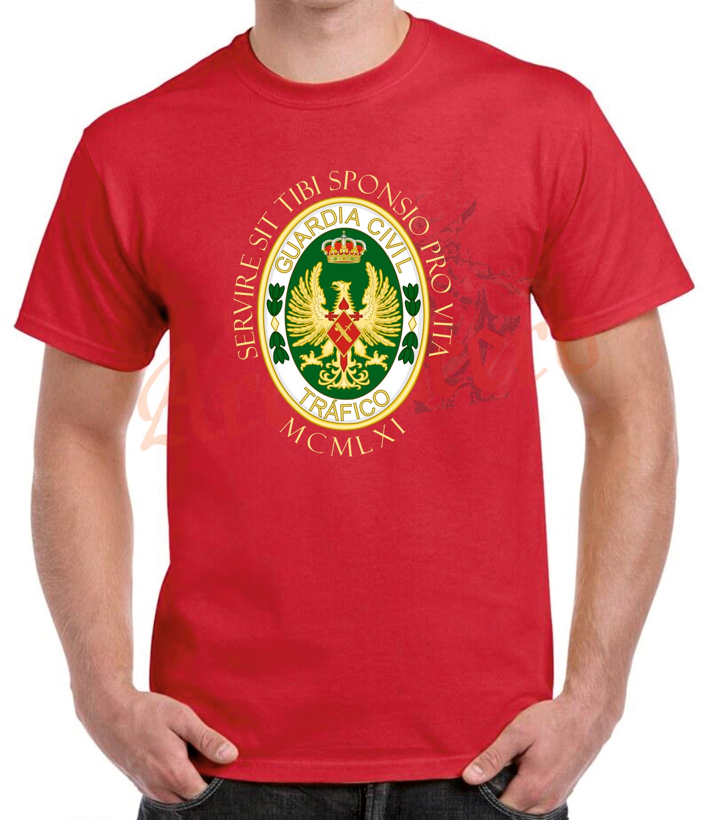 Camiseta GUARDIA CIVIL Tráfico lema.
