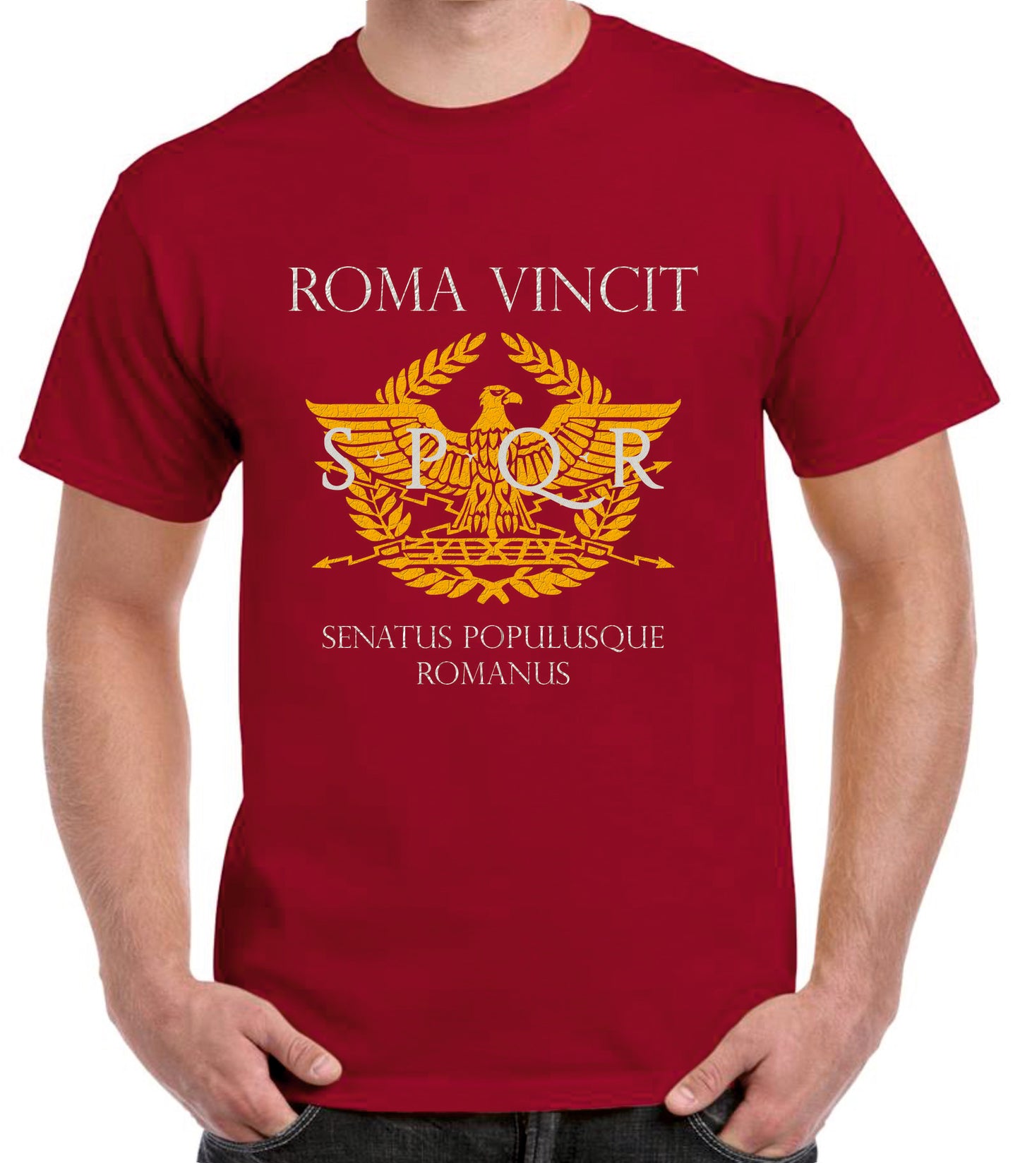 Camiseta SPQR "Roma Vincit".