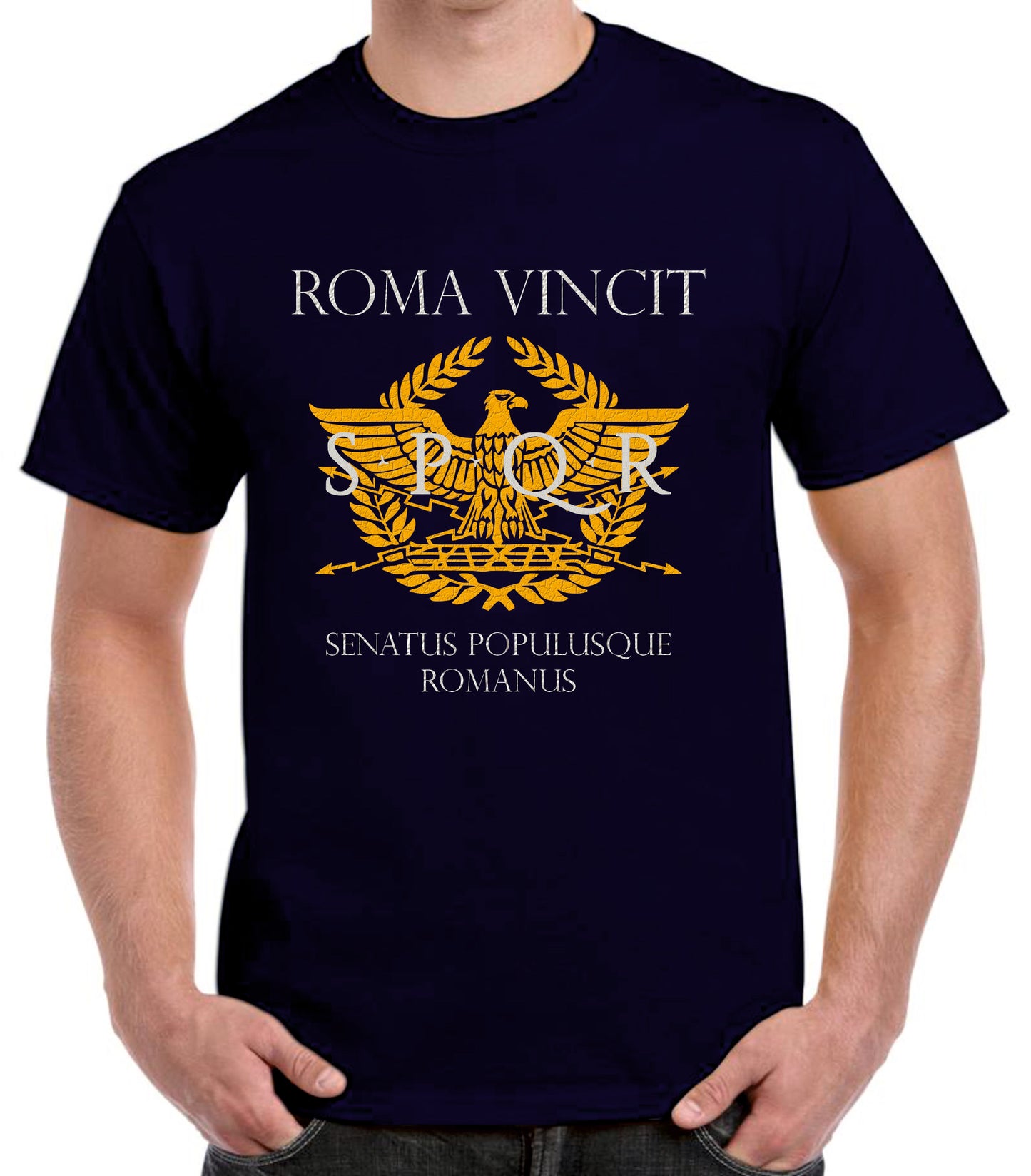 Camiseta SPQR "Roma Vincit".