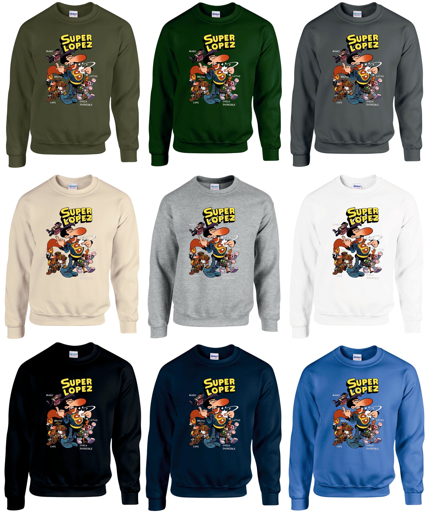 Sudadera básica Supergrupo.