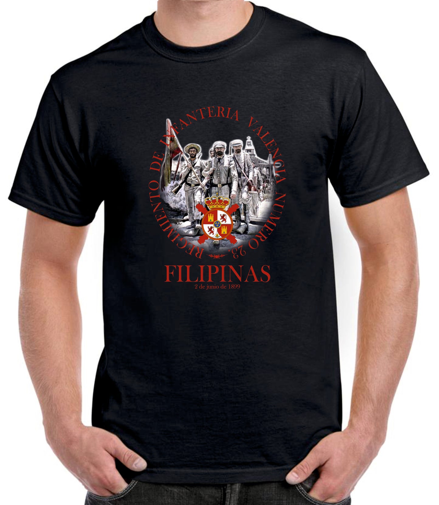 Camiseta últimos de Filipinas.