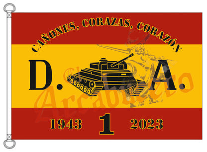 Bandera División Acorazada 80º Aniversario.