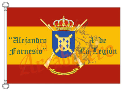 Bandera Legión Española  4º Tercio "Alejandro Farnesio".