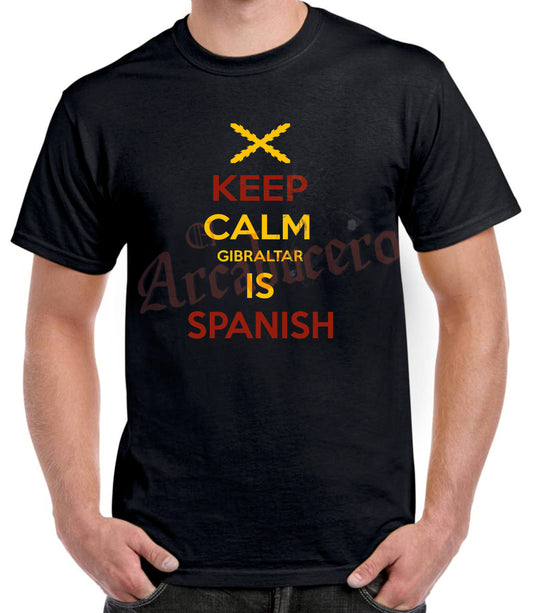 Camiseta Keep Calm Gibraltar is Spanish.