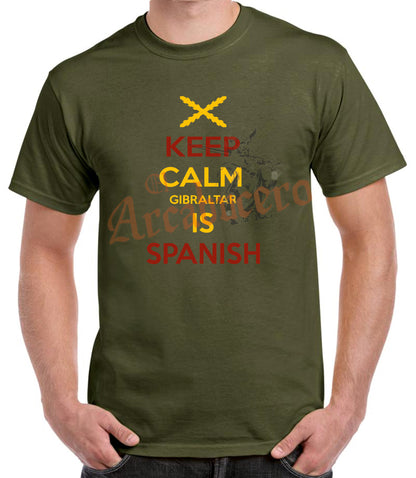 Camiseta Keep Calm Gibraltar is Spanish.