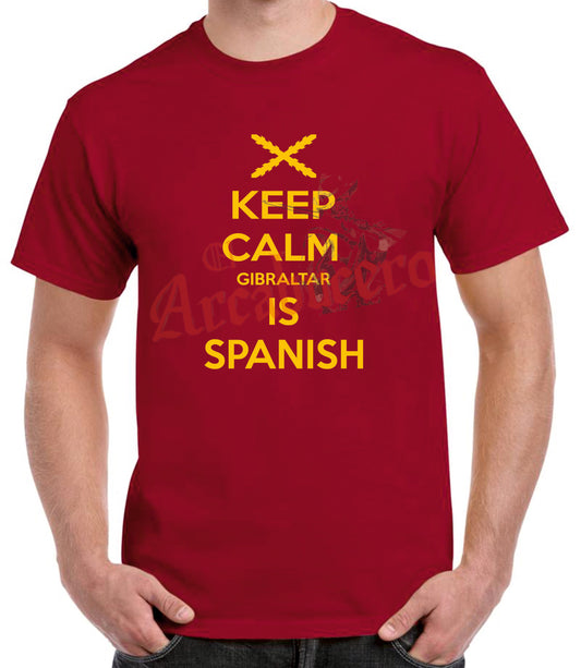 Camiseta Keep Calm Gibraltar is Spanish.