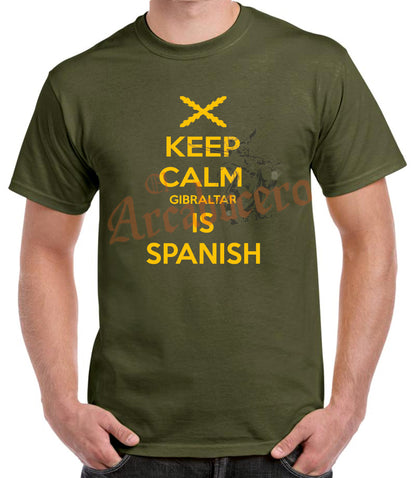 Camiseta Keep Calm Gibraltar is Spanish.