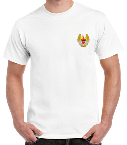 Camiseta emblema tres ejércitos.