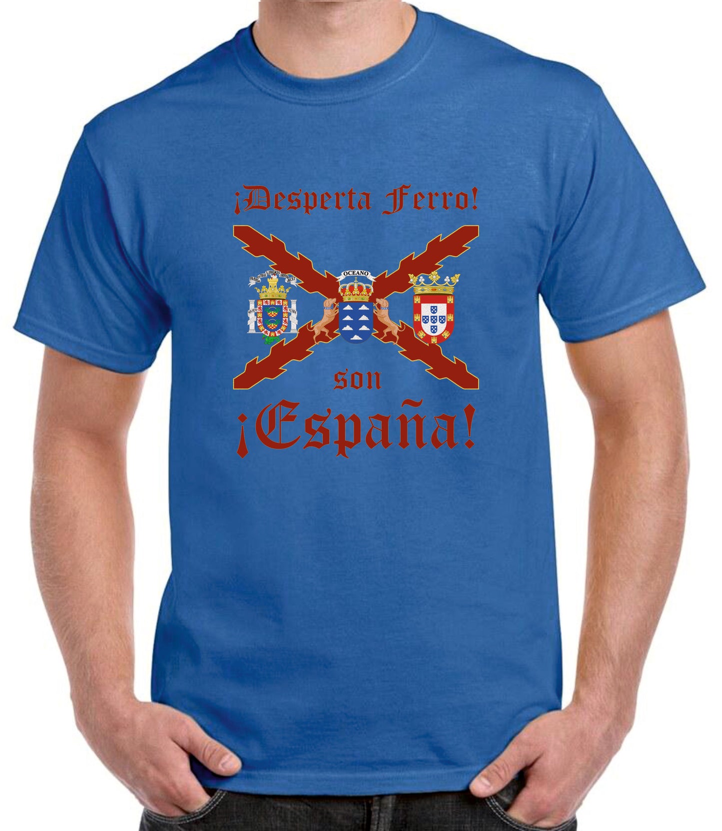 Camiseta Ceuta, Melilla y Canarias son España.