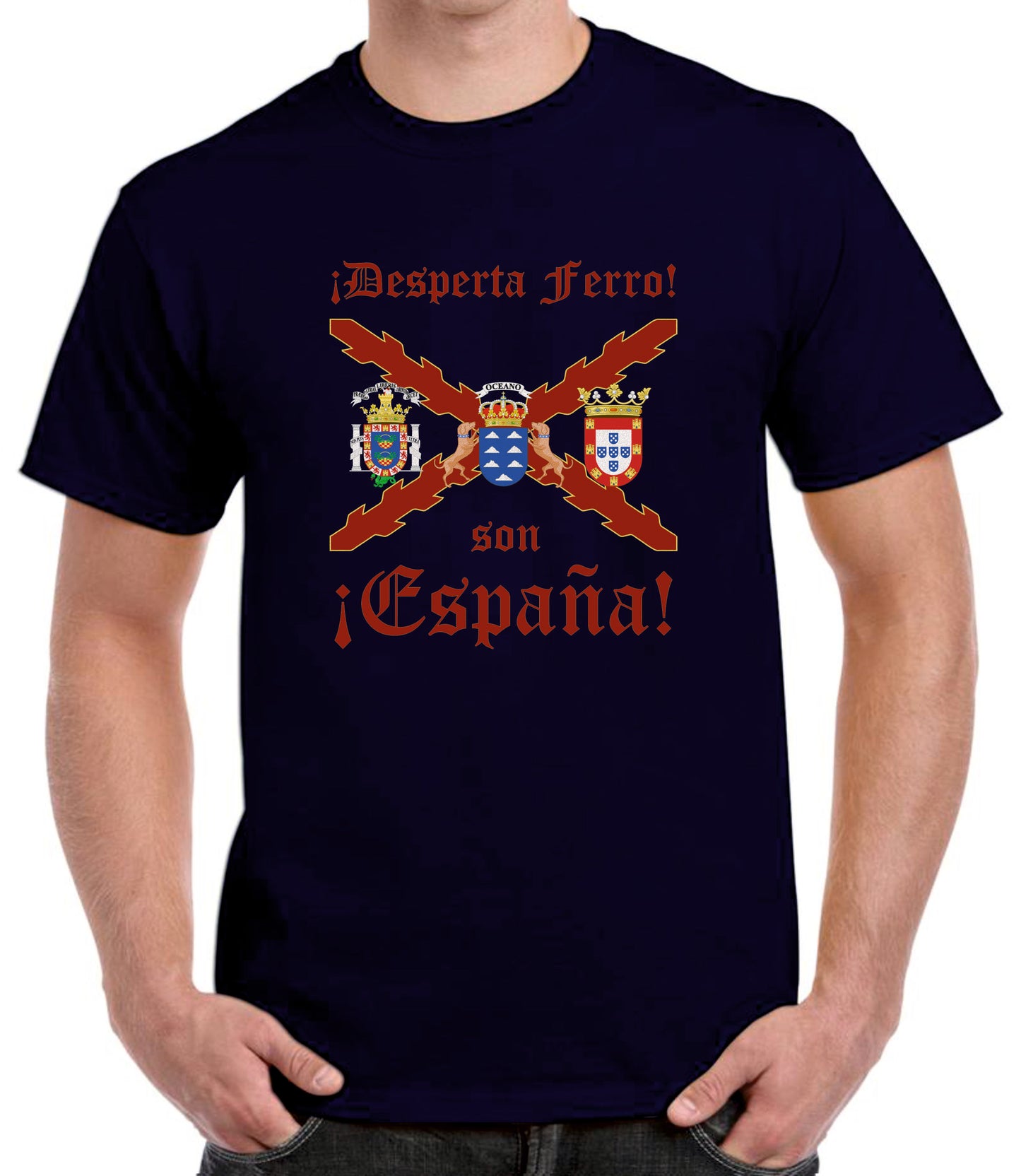 Camiseta Ceuta, Melilla y Canarias son España.