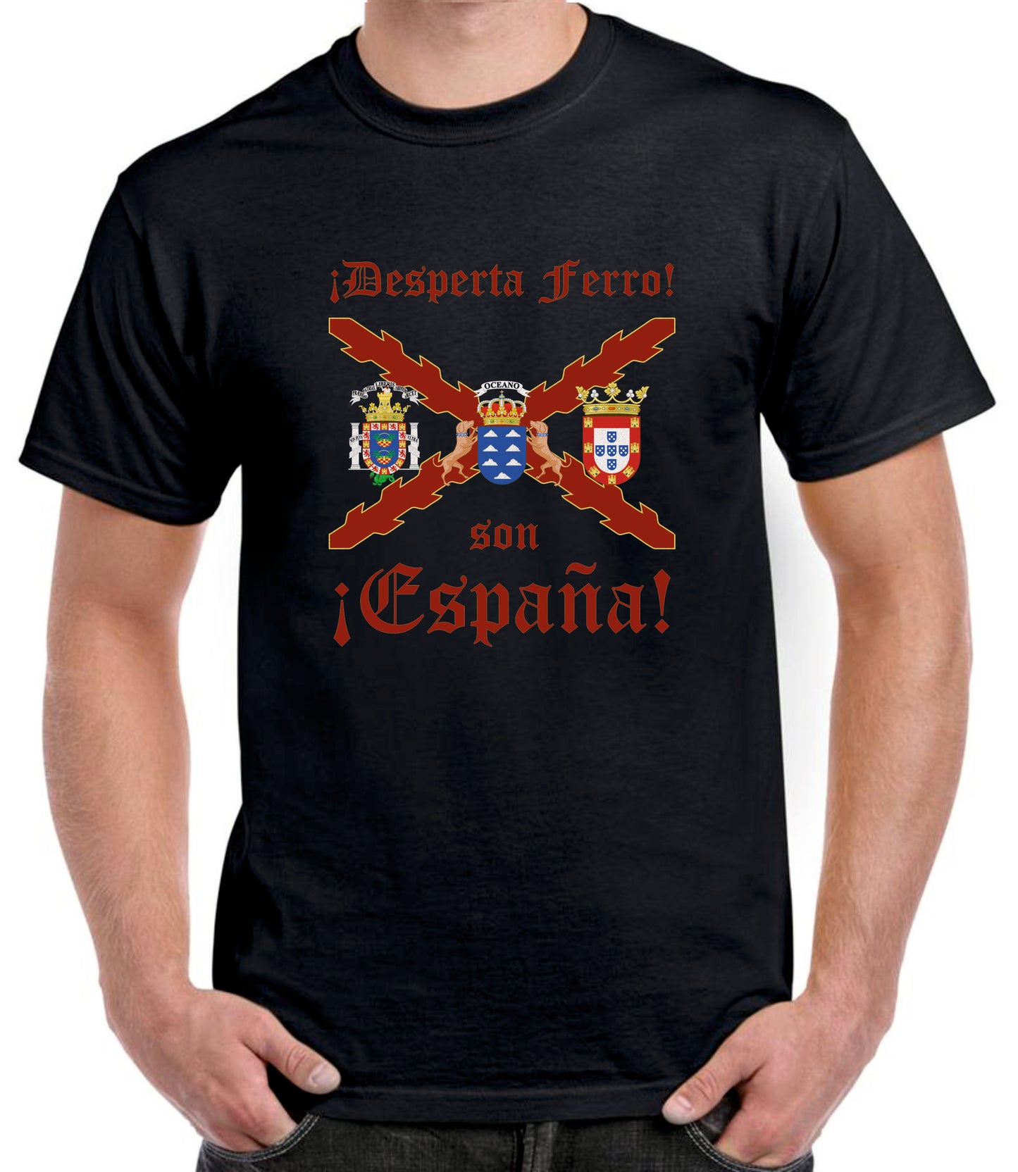 Camiseta Ceuta, Melilla y Canarias son España.
