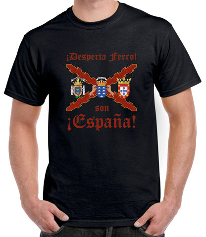 Camiseta Ceuta, Melilla y Canarias son España.