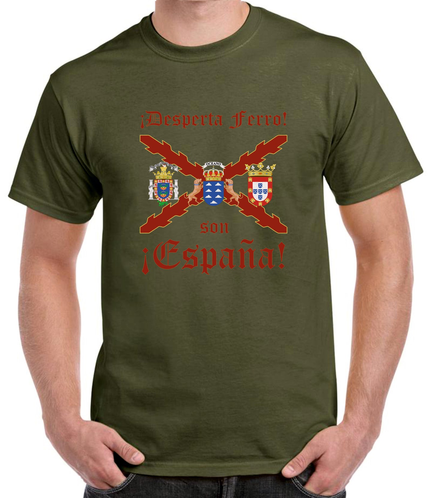 Camiseta Ceuta, Melilla y Canarias son España.