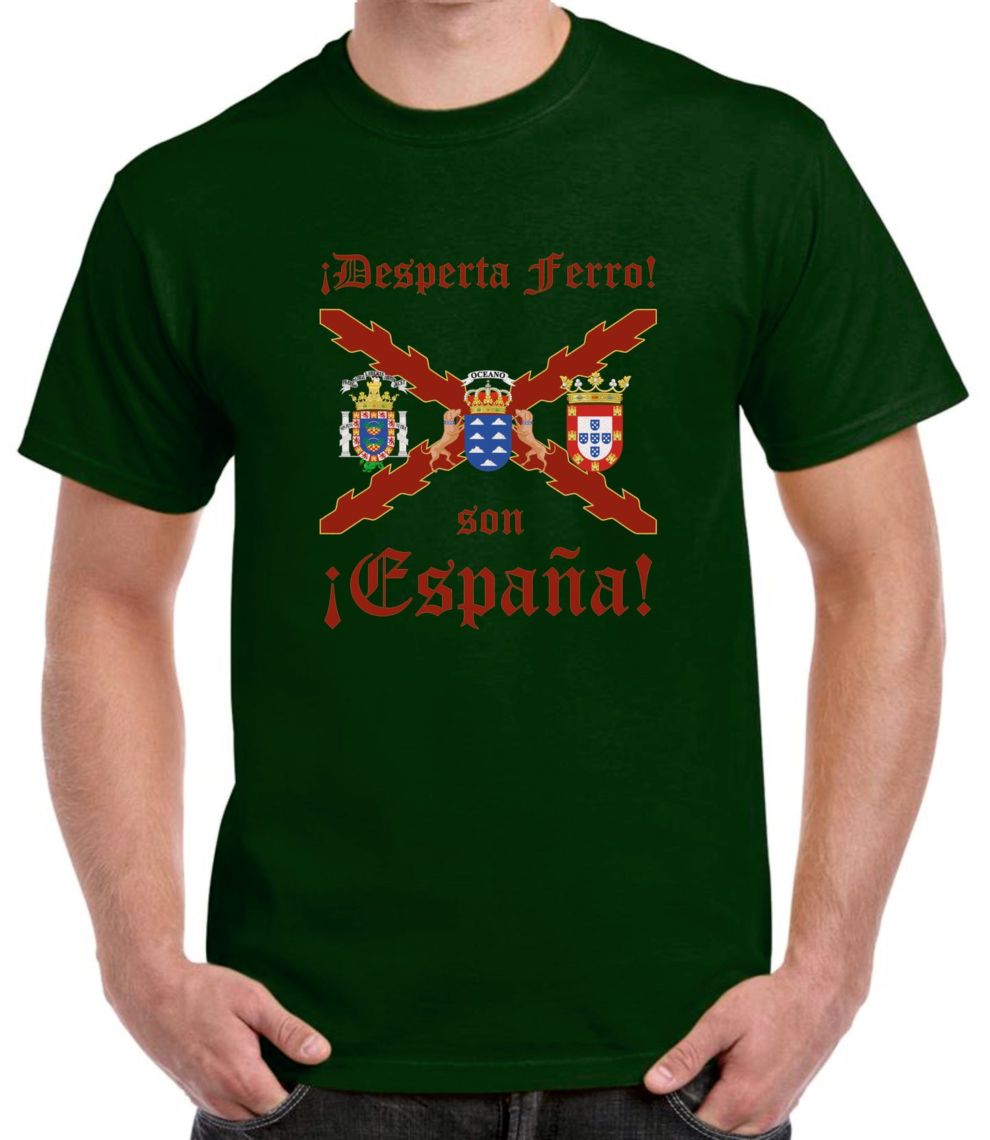 Camiseta Ceuta, Melilla y Canarias son España.