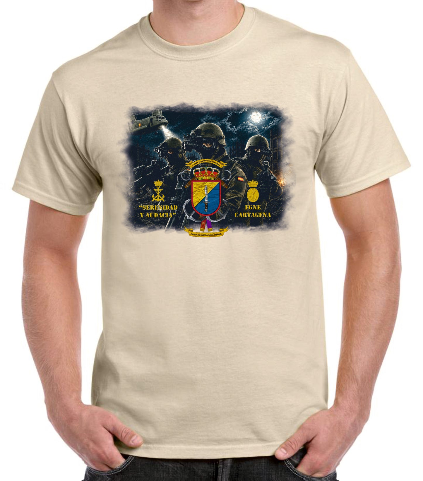 Camiseta Fuerza de Guerra Naval Especial (FGNE).