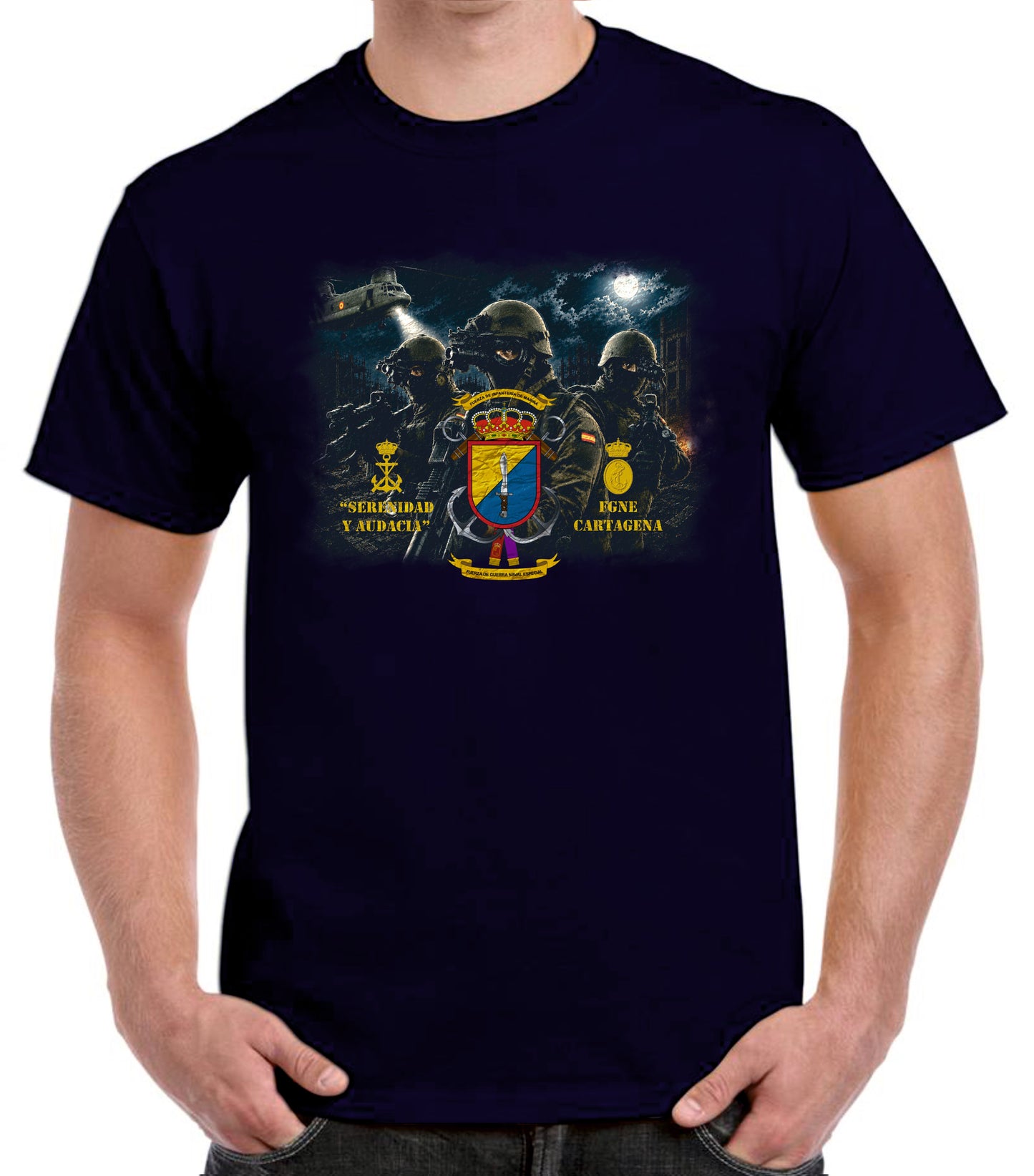 Camiseta Fuerza de Guerra Naval Especial (FGNE).