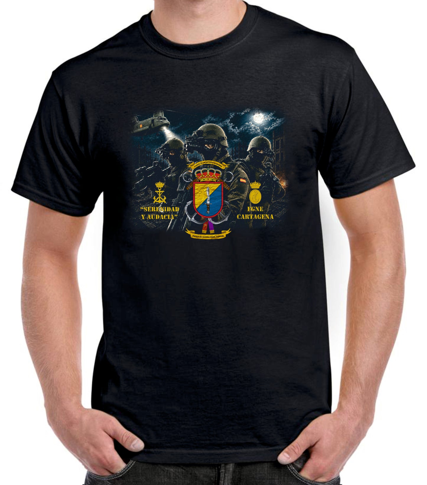 Camiseta Fuerza de Guerra Naval Especial (FGNE).