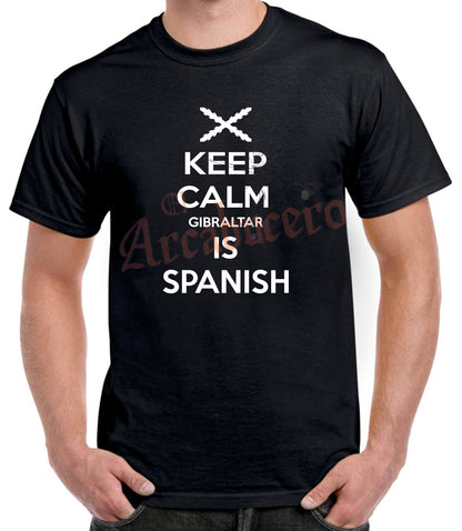 Camiseta Keep Calm Gibraltar is Spanish.