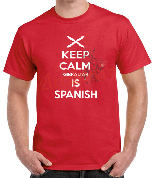 Camiseta Keep Calm Gibraltar is Spanish.