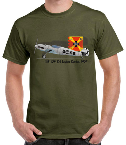 Camiseta Messerschmitt BF 109 C-1 Legión Cóndor.