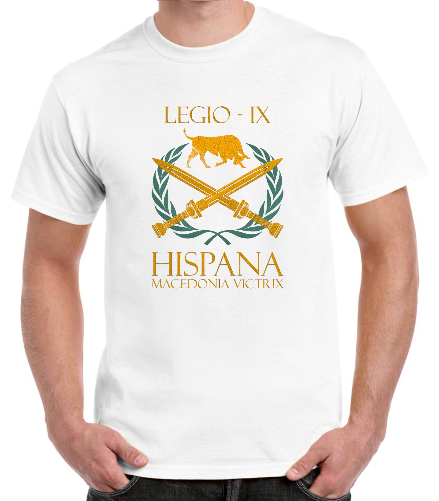Camiseta ROMA Legión IX Hispana Gladius.