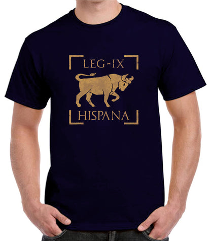 Camiseta ROMA Legión IX Hispana estandarte.