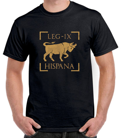 Camiseta ROMA Legión IX Hispana estandarte.