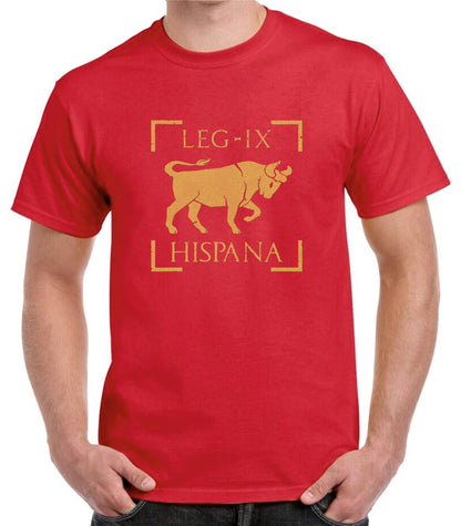 Camiseta ROMA Legión IX Hispana estandarte.