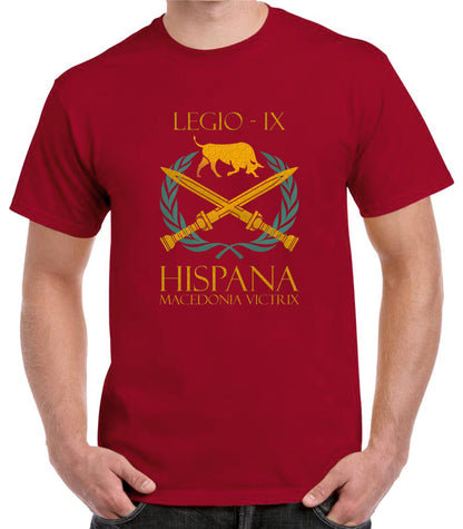 Camiseta ROMA Legión IX Hispana Gladius.