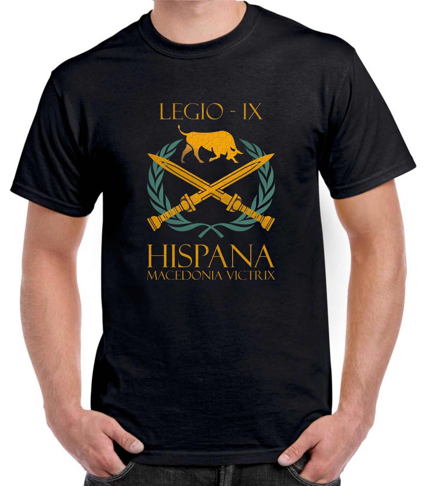 Camiseta ROMA Legión IX Hispana Gladius.