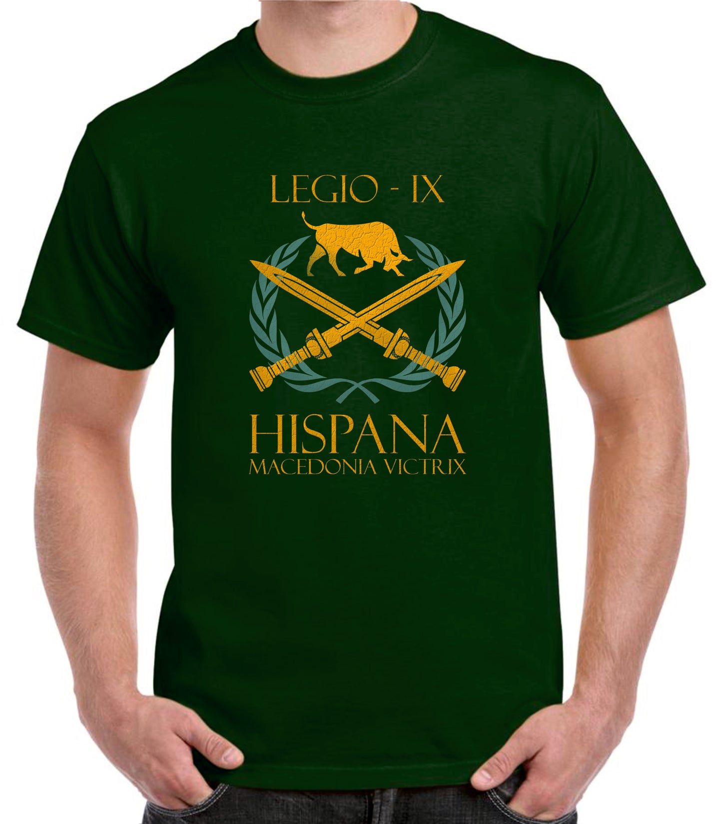 Camiseta ROMA Legión IX Hispana Gladius.