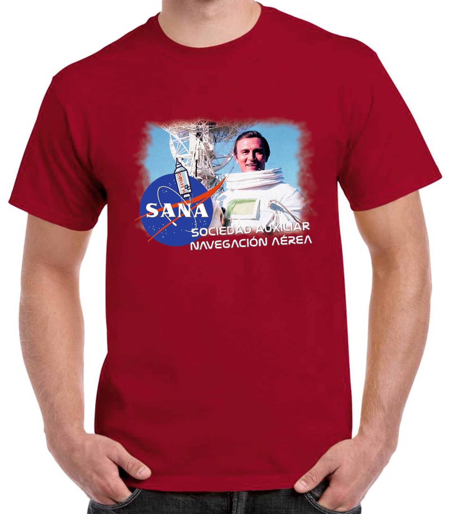 Camiseta película "El astronauta".