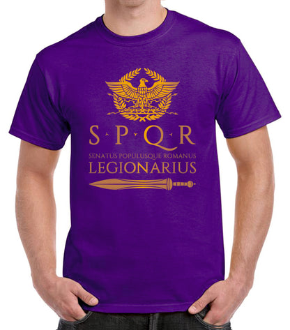 Camiseta SPQR Legionarius y gladius.