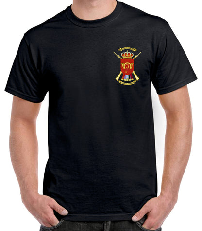 Camiseta Academia de Infantería escudo oficial.