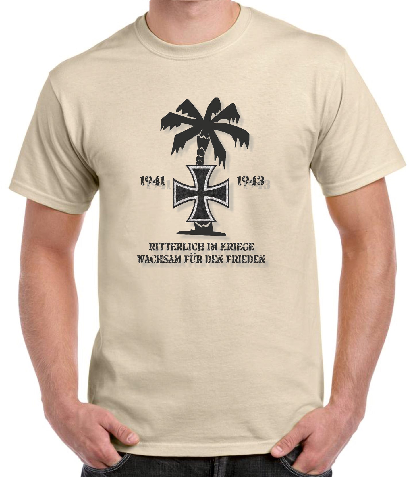 Camiseta ALEMANIA lema Afrika Korps.