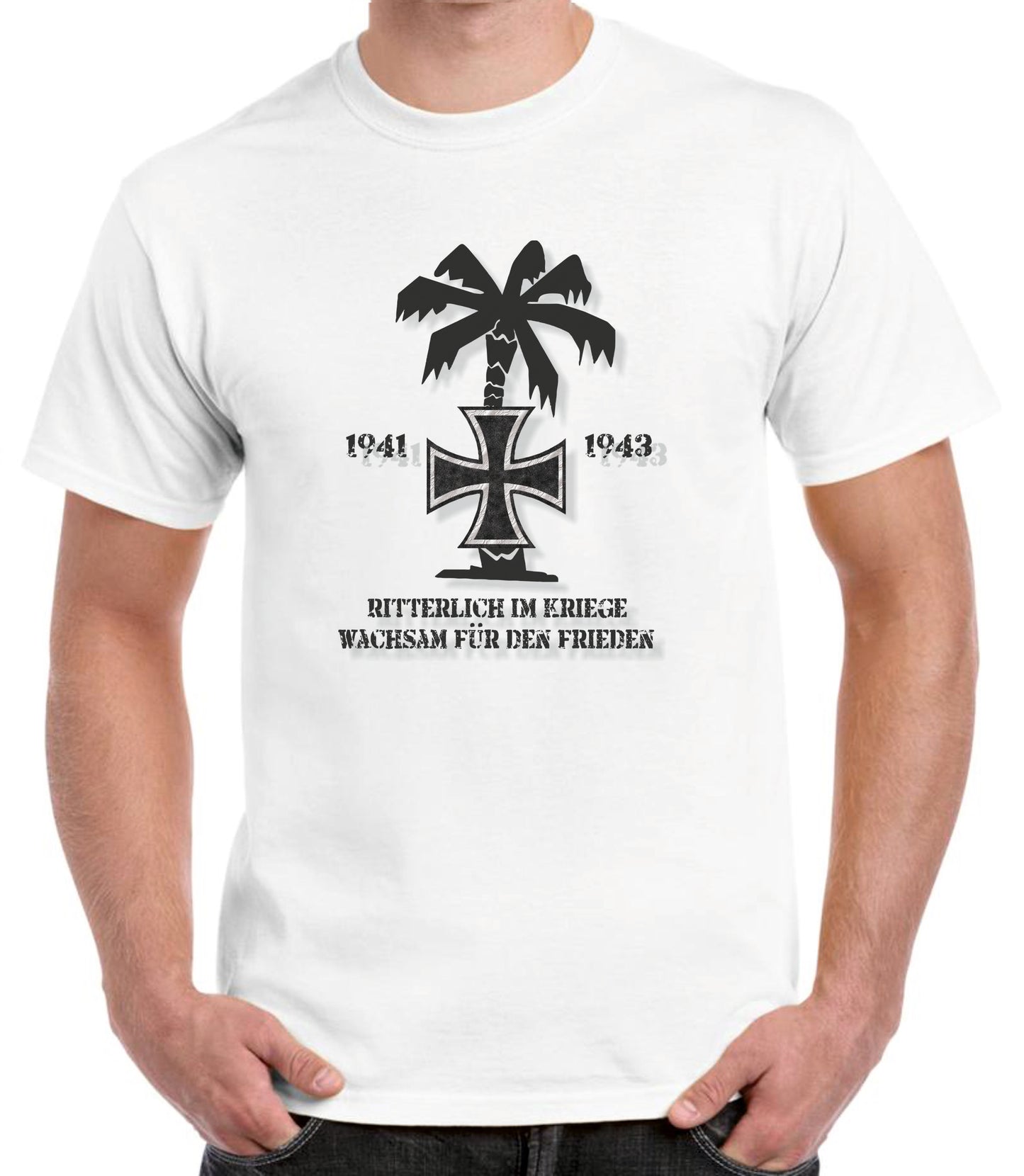 Camiseta ALEMANIA lema Afrika Korps.