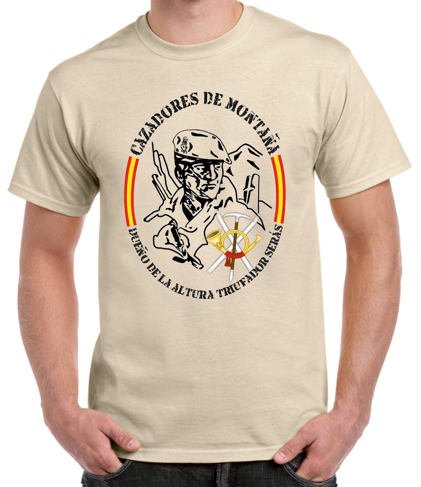 Camiseta Cazadores de montaña.