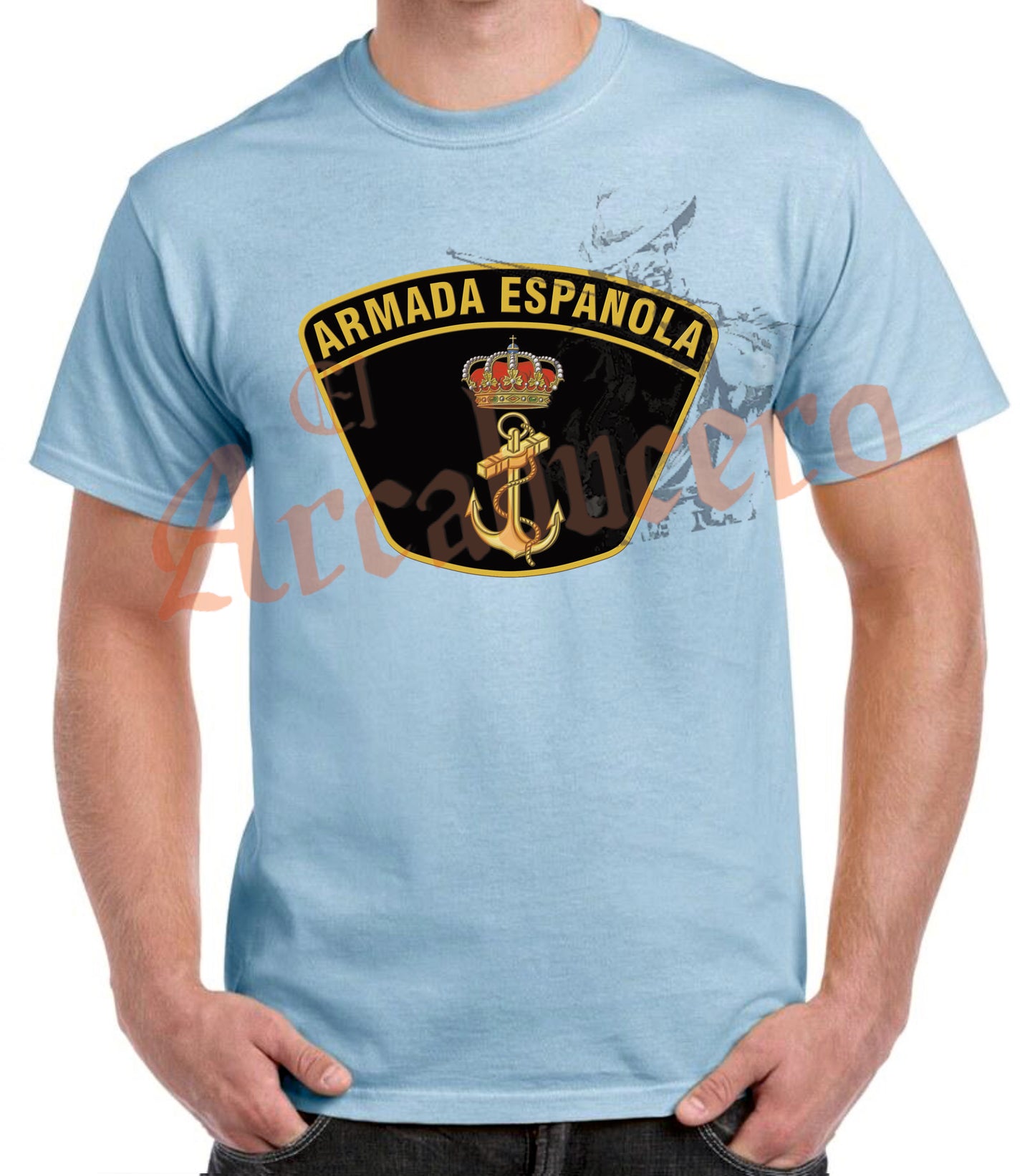 Camiseta Armada escudo brazo.