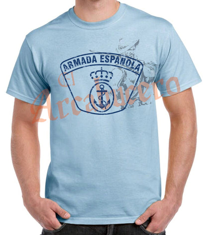Camiseta Armada nuevo escudo azul.