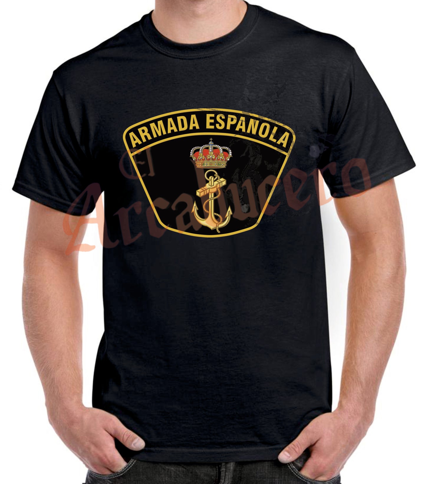 Camiseta Armada escudo brazo.