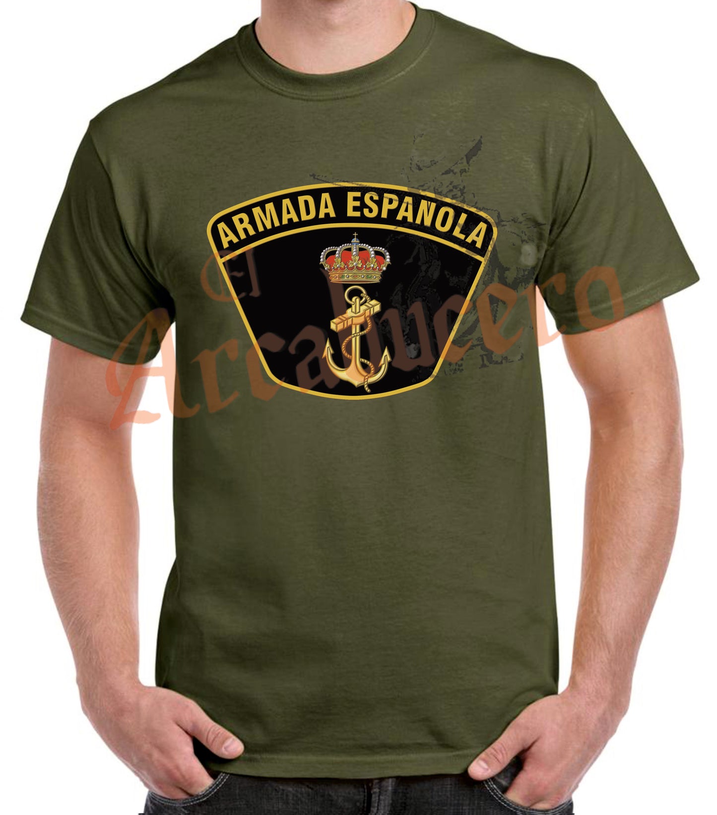 Camiseta Armada escudo brazo.