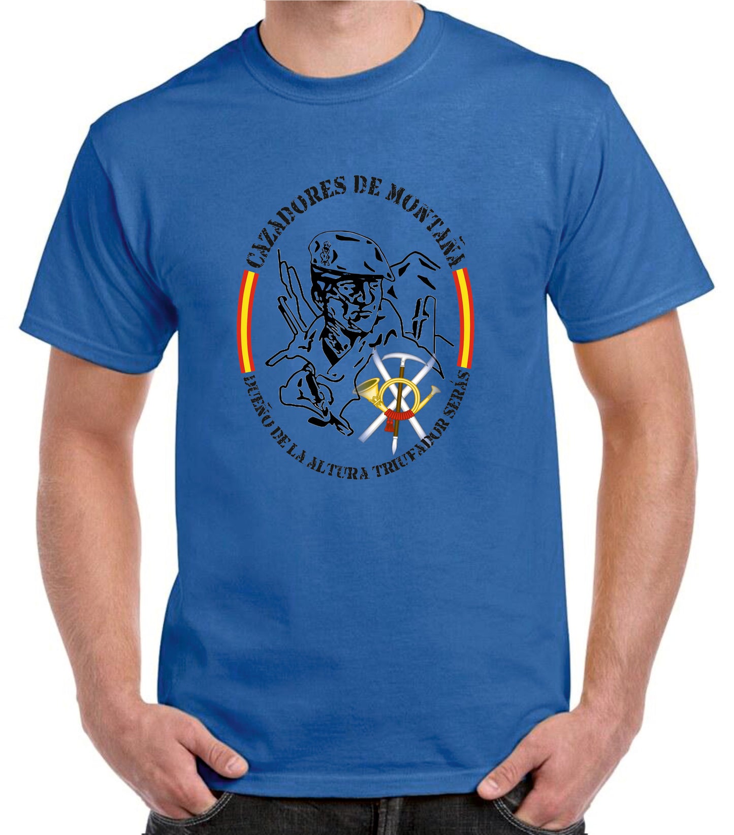 Camiseta Cazadores de montaña.